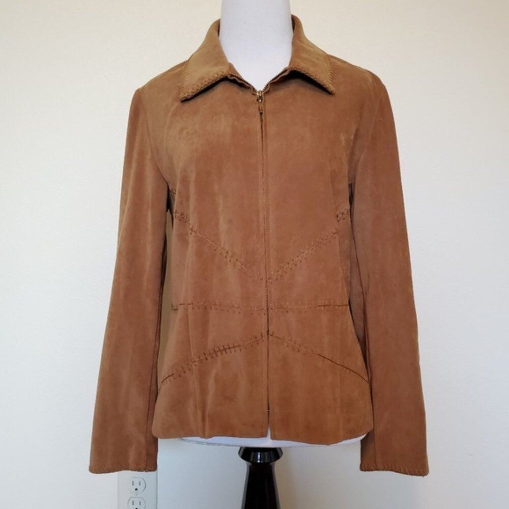 NORTON MCNAUGHTON TAN JACKET SZ 8P